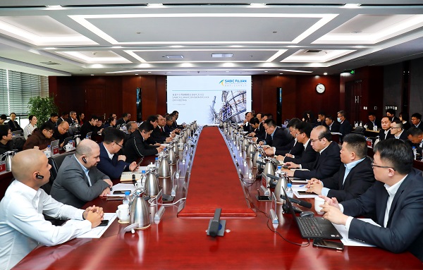 福建中沙古雷150萬噸每年乙烯及下游深加工聯(lián)合體項目PC&BPA聯(lián)合裝置開工會在中國天辰順利召開